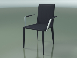 Chair 1708BR (H 85-86 cm, with armrests, full leather interior)