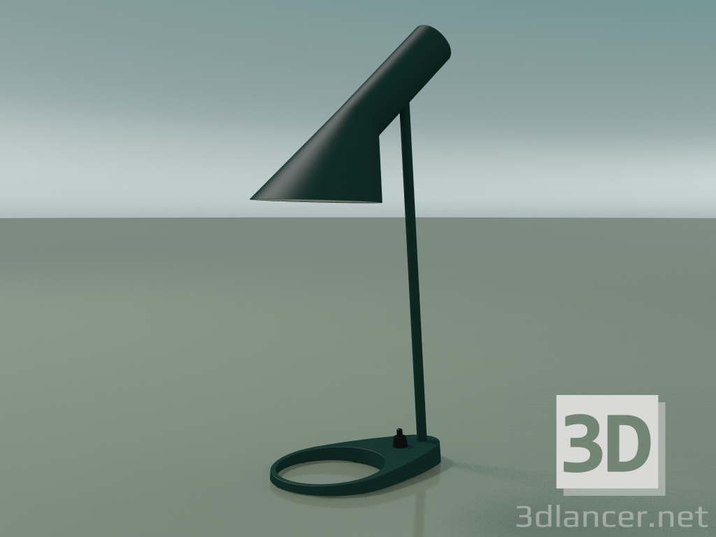 Modelo 3d Candeeiro de mesa AJ TABLE MINI (20W E14, DARK GREEN) - preview