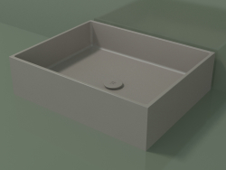 Lavabo sobre encimera (01UN31301, Clay C37, L 60, P 48, H 16 cm)