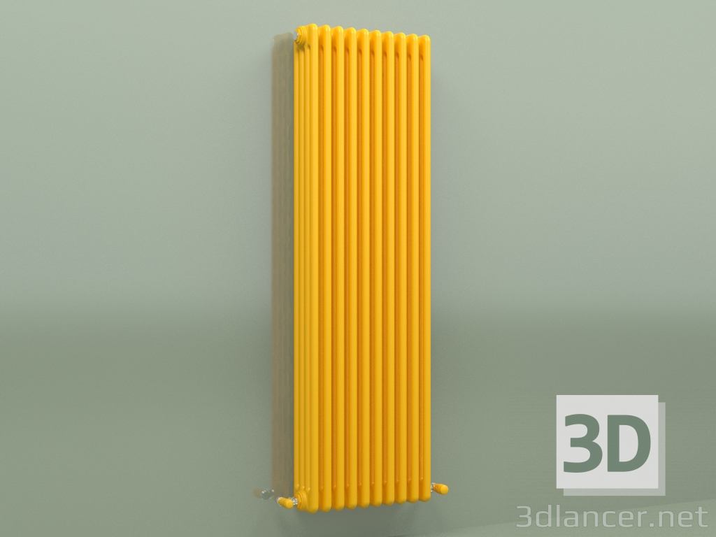 Modelo 3d Radiador TESI 4 (H 1500 10EL, amarelo melão - RAL 1028) - preview