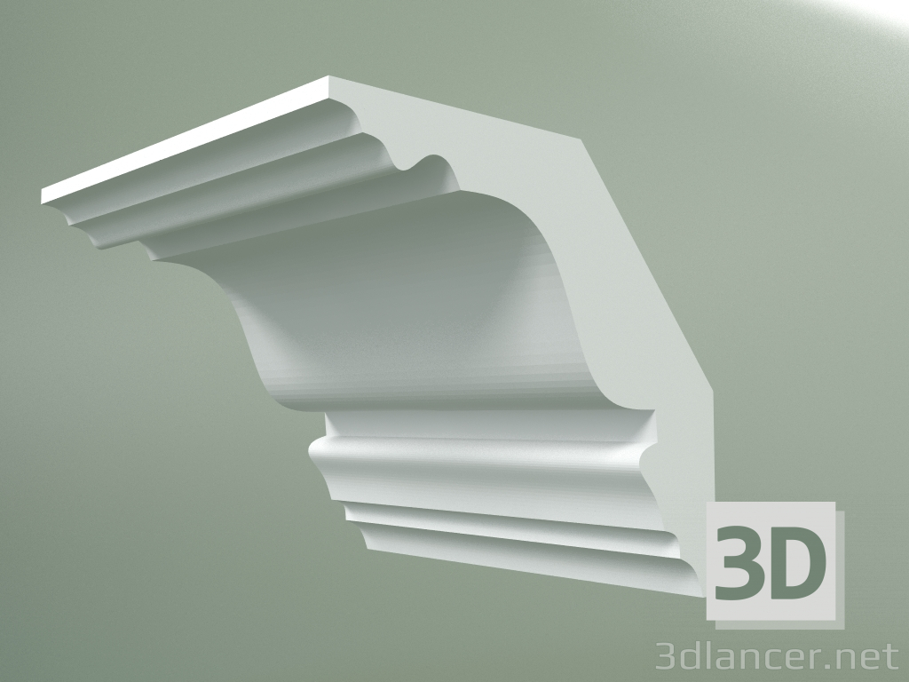 Modelo 3d Cornija de gesso (plinto de teto) KT103 - preview