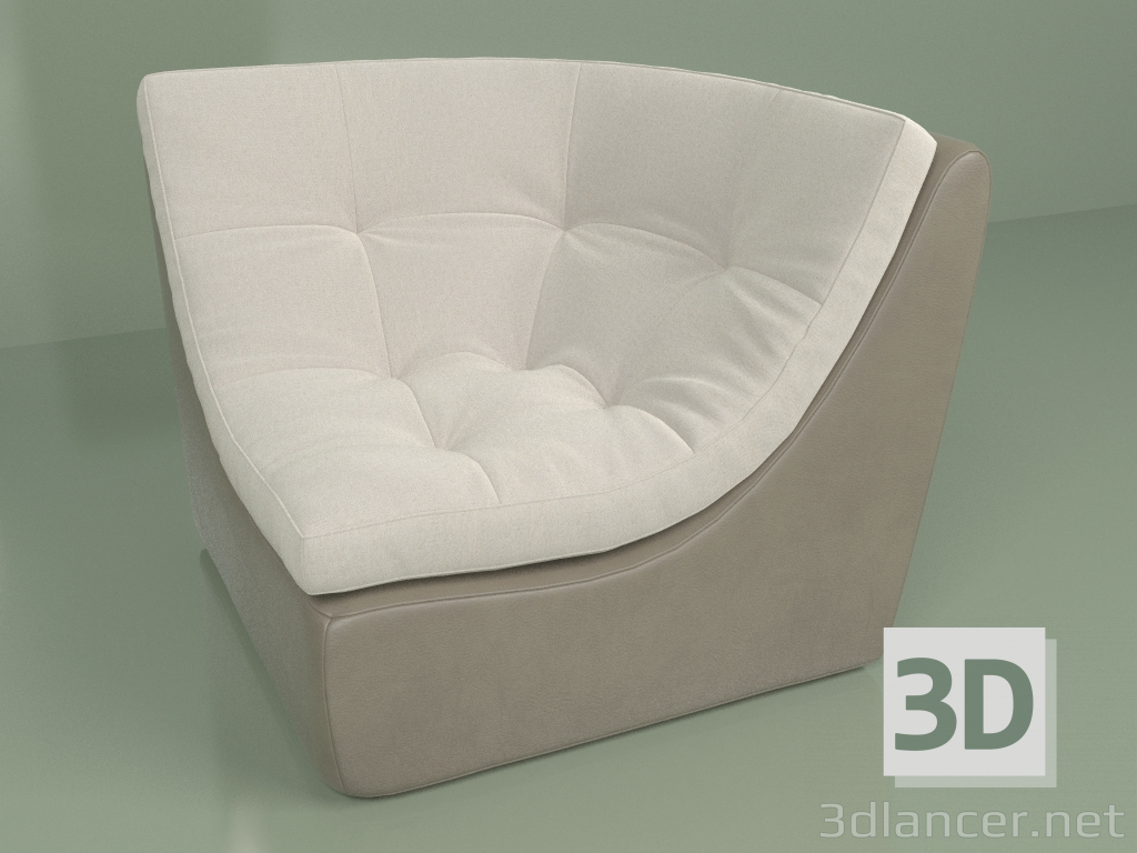 3d model Sofa module Porto Puma (PP4) - preview