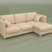 3D Modell Sofa Bari (EKL-Ecke) - Vorschau