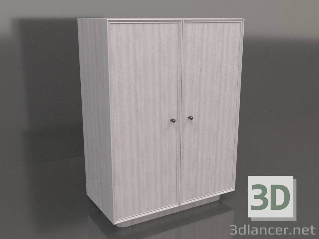 3D Modell Kleiderschrank W 04 (803х406х1082, Holz hell) - Vorschau