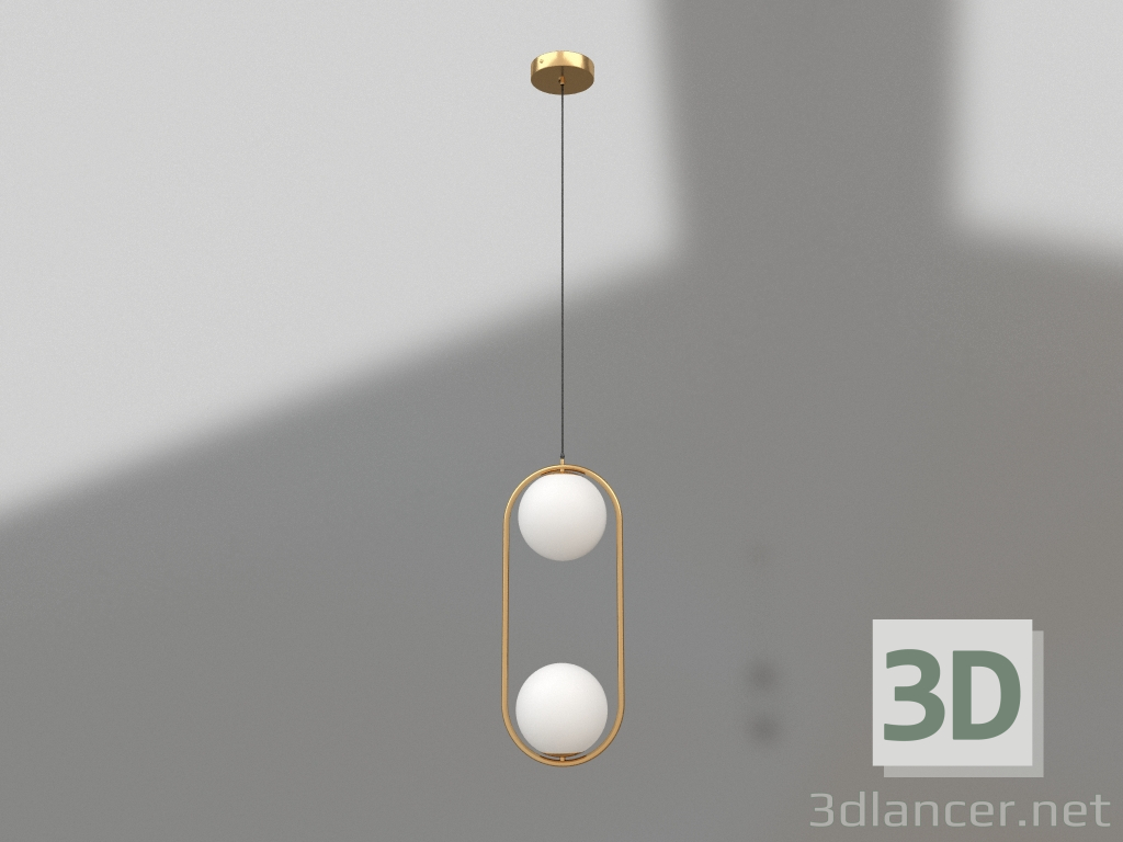 modello 3D Ciondolo Kenti bronzo (07632-2A,20) - anteprima