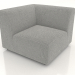 3d model Corner sofa module (L) 90 - preview