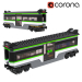 modèle 3D de Vagon de passagers Lego Express acheter - rendu