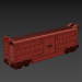 3D Lego Express Yolcu Vagonu modeli satın - render