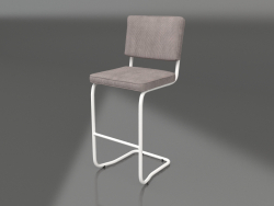 Bar stool Ridge Rib Kink (Cool Gray)