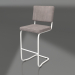 3d model Bar stool Ridge Rib Kink (Cool Gray) - preview