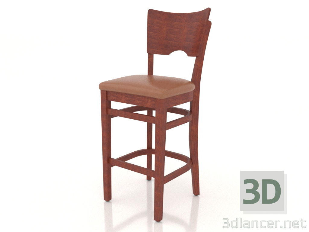 3d model Taburete de bar York (Coñac) - vista previa