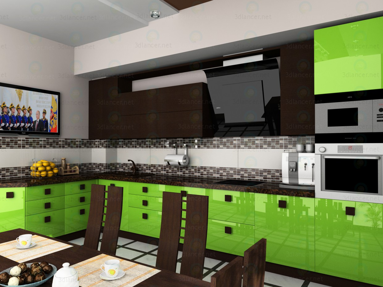 3d model Cocina Master - vista previa