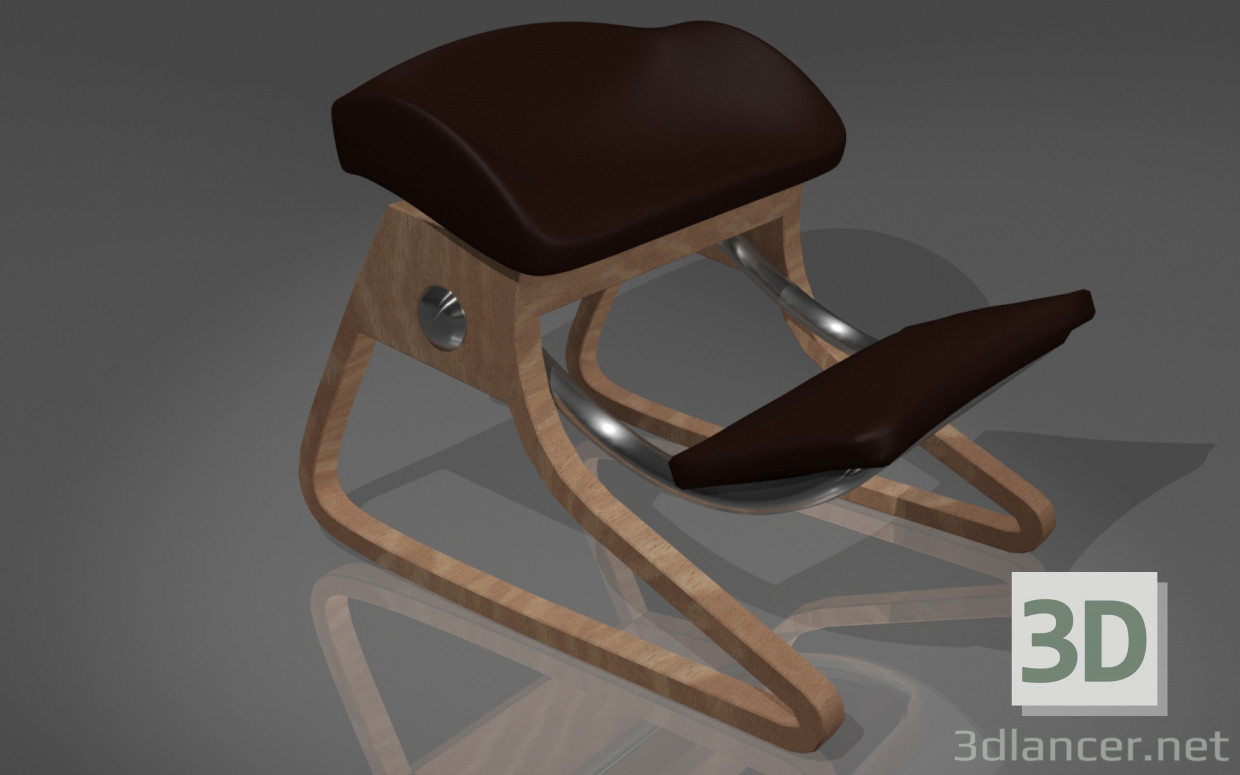 modèle 3D Chaise type 1 - preview