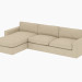 3d model Modular Corner Sofa UPHOLSTERED SECTIONAL - preview