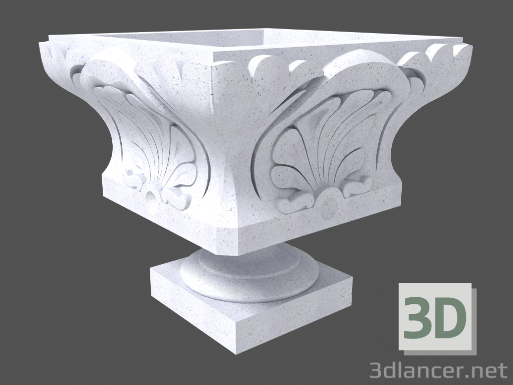 Modelo 3d Vaso de flores (LV45M) - preview