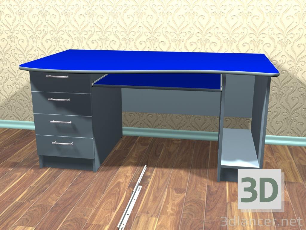 3d office table model buy - render