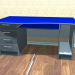 mesa de la oficina 3D modelo Compro - render