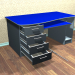 3d office table model buy - render