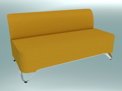 Double sofa without armrests (2B)