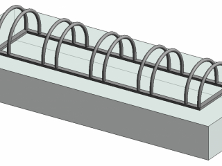 Modello 3D "Parcheggio per biciclette"