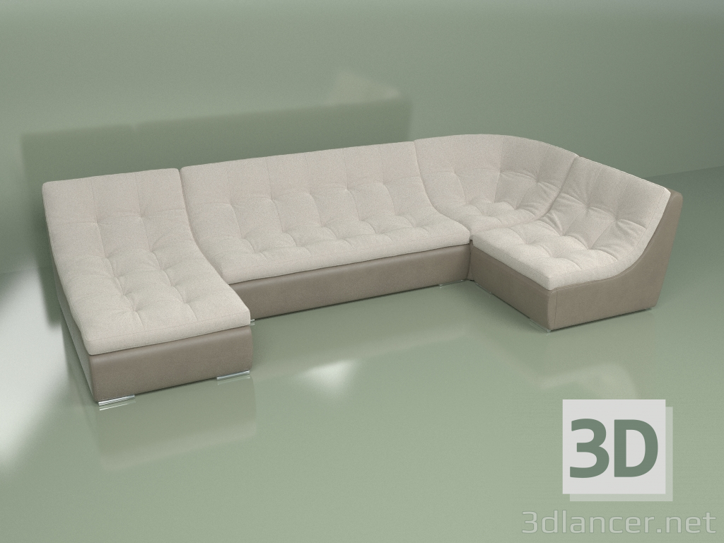 3d model Modular sofa Porto Puma (Set 1) - preview