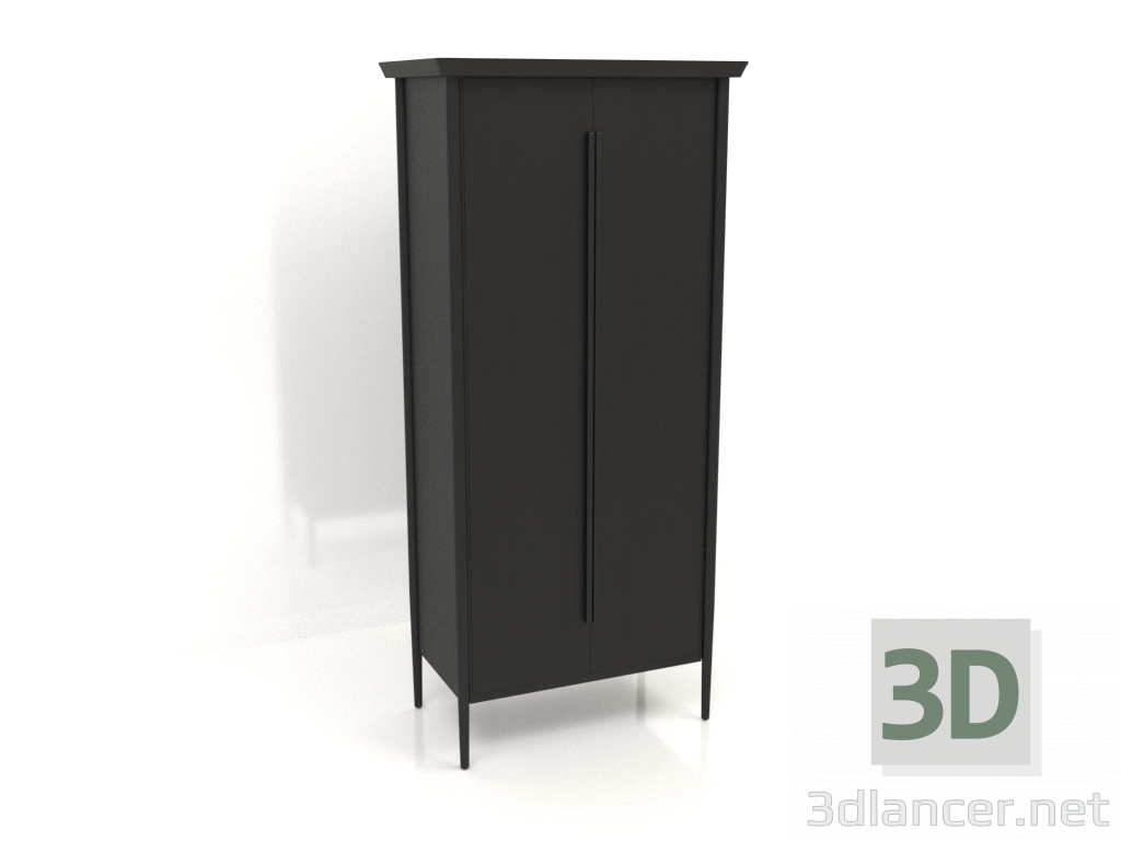 3d model Armario MC 03 (914х565х2000, madera negra) - vista previa