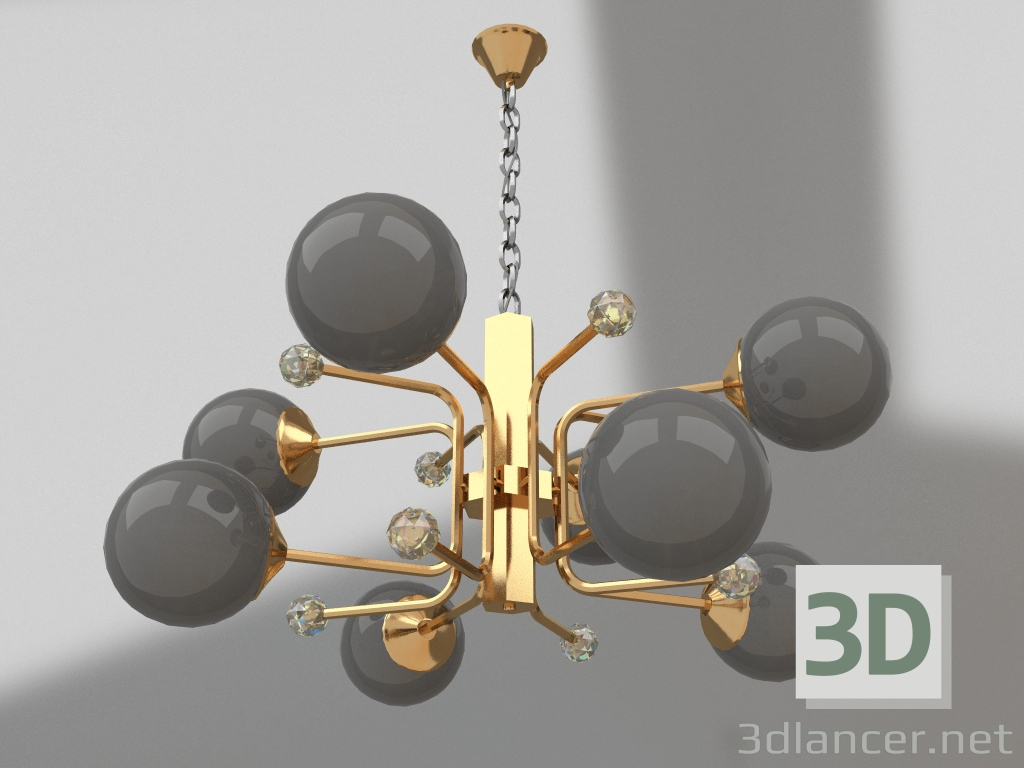 3d model Hanging chandelier Dénia (07633-8.20) - preview