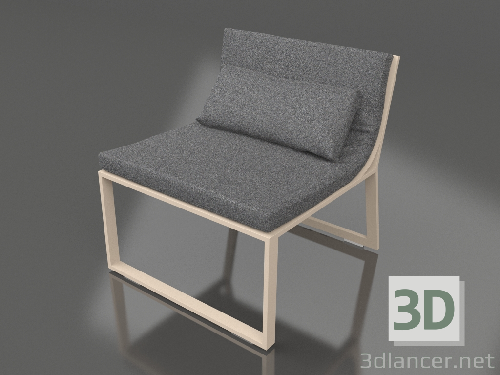 3D Modell Loungesessel (Sand) - Vorschau