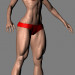 Fitness Girl 3D-Modell kaufen - Rendern