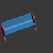 3d модель скамейка – превью