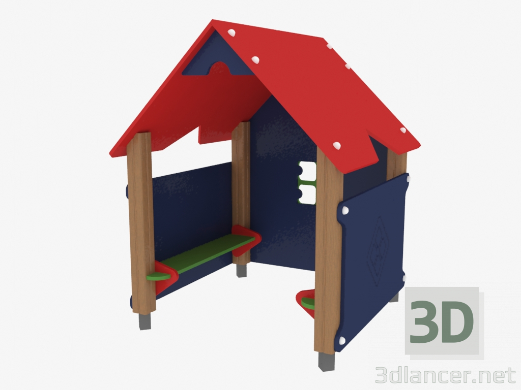 3d model Casa de juegos para niños (5001) - vista previa