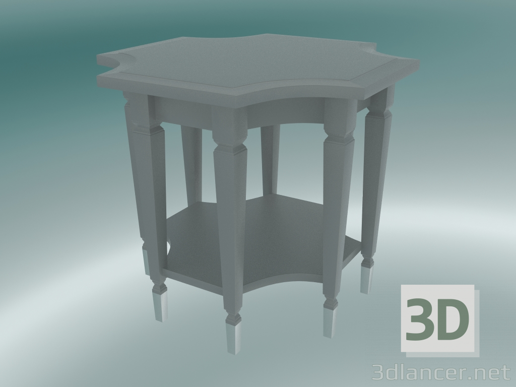 3d model Mesa de centro Dresden (gris verde) - vista previa