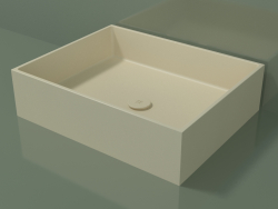 Lavabo da appoggio (01UN31301, Bone C39, L 60, P 48, H 16 cm)