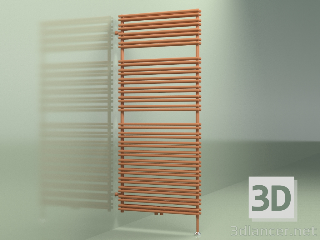 3d model Heated towel rail - Mauritius (MAU 18 07, RAL - 8023) - preview