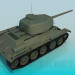 3d model T-34-85 - vista previa