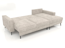 MADISON Schlafsofa mit Ottomane (aufgeklappt)