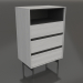 3d model Chest of drawers HIGH 600 mm (white RAL 9010) - preview