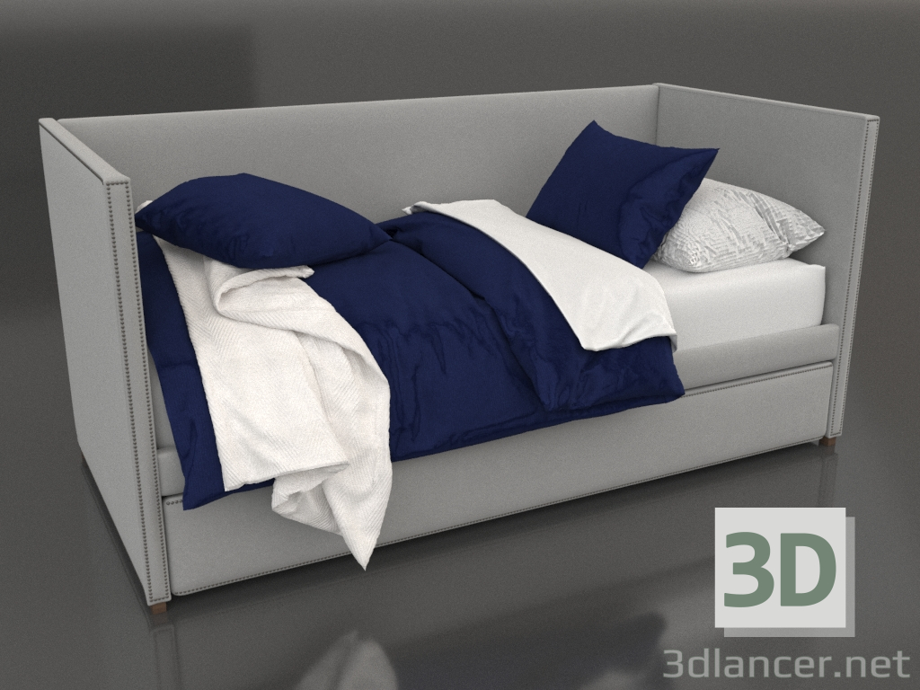 3d модель Кровать детская Thalia в стиле современная классика – превью