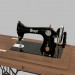 modèle 3D Machine à coudre Singer - preview