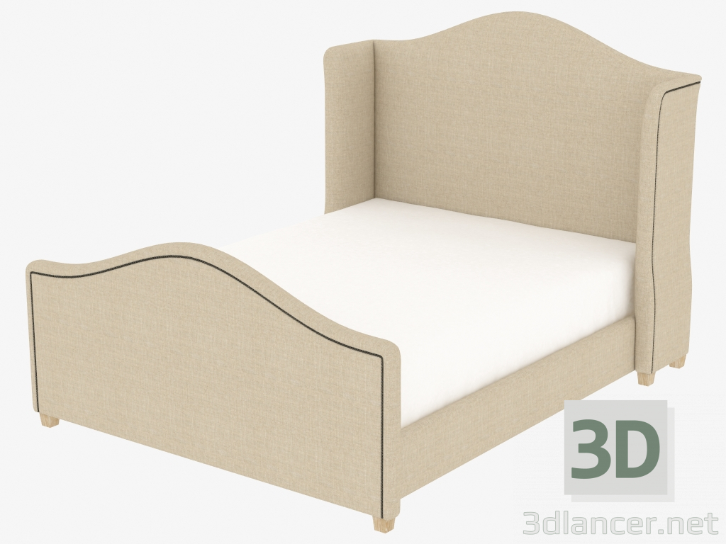 3d модель Ліжко двоспальне ATHENA QUEEN SIZE BED (5107Q.A015) – превью