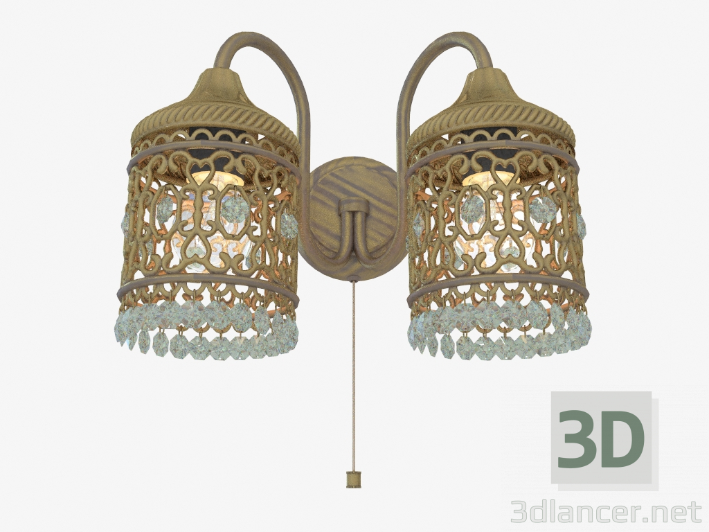 3d model Sconce Salona (2641 2W) - vista previa