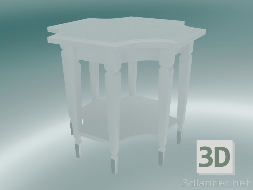 Modelo 3d Mesa de centro Dresden (Branco) - preview