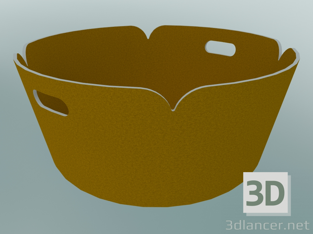 3d model Round basket Restore (Burnt Orange) - preview