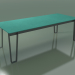 3d model Mesa de comedor al aire libre InOut (933, aluminio lacado gris, listones de piedra de lava esmaltada - vista previa