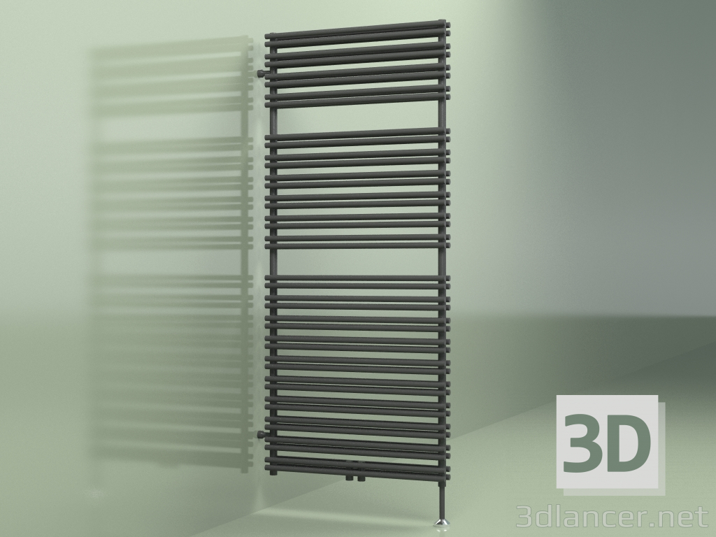 3d model Heated towel rail - Mauritius (MAU 18 07, RAL - 9005) - preview