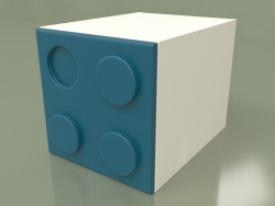 Children's wardrobe-cube (Turquoise)