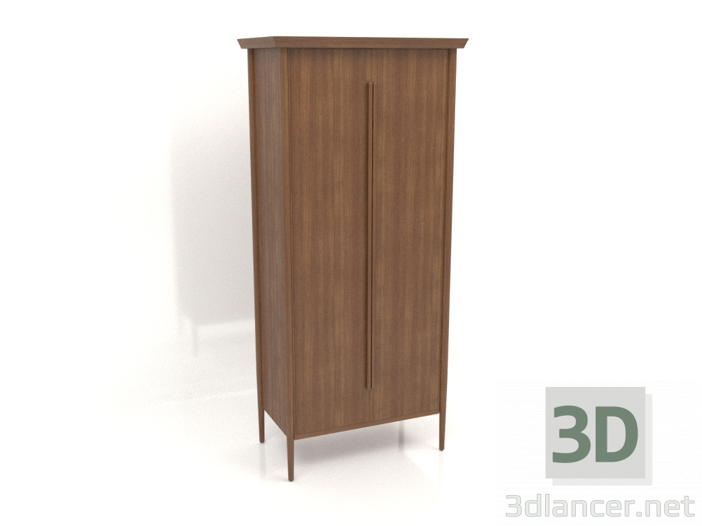 3D modeli Gardırop MC 03 (914х565х2000, ahşap kahverengi ışık) - önizleme