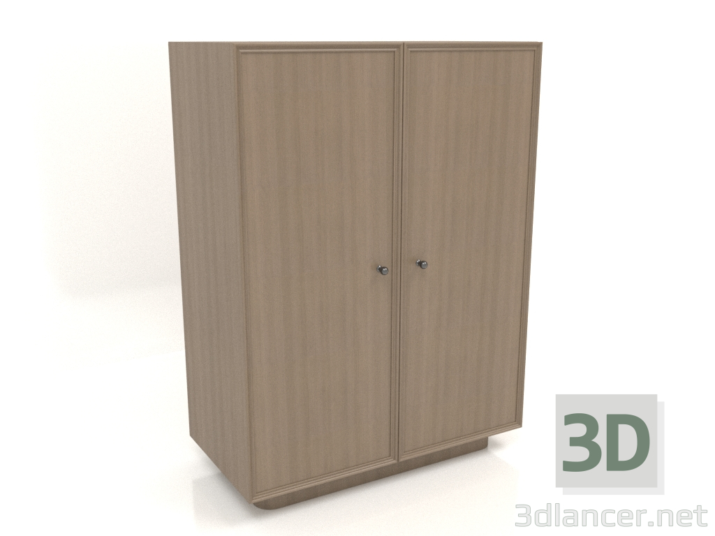 3D modeli Gardırop W 04 (803x406x1082, ahşap grisi) - önizleme