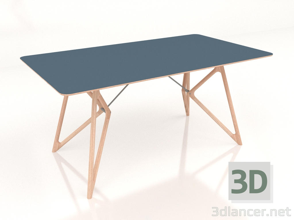 modèle 3D Table à manger Tink 160 (Bleu fumé) - preview