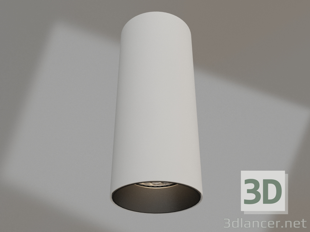 3D modeli Lamba SP-POLO-SURFACE-R65-8W Day4000 (WH-BK, 40°) - önizleme